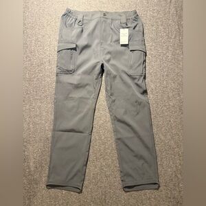 FlexCamo Performance Tactical Cargo Pants Mens XL 30 gray lightweight (36x30)